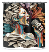 Sonic Symphony Shower Curtain